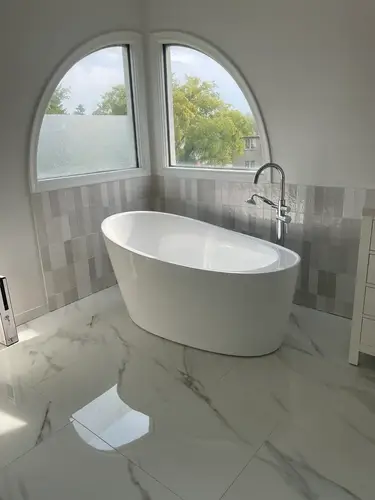 Bathroom finishing details in Palatine IL