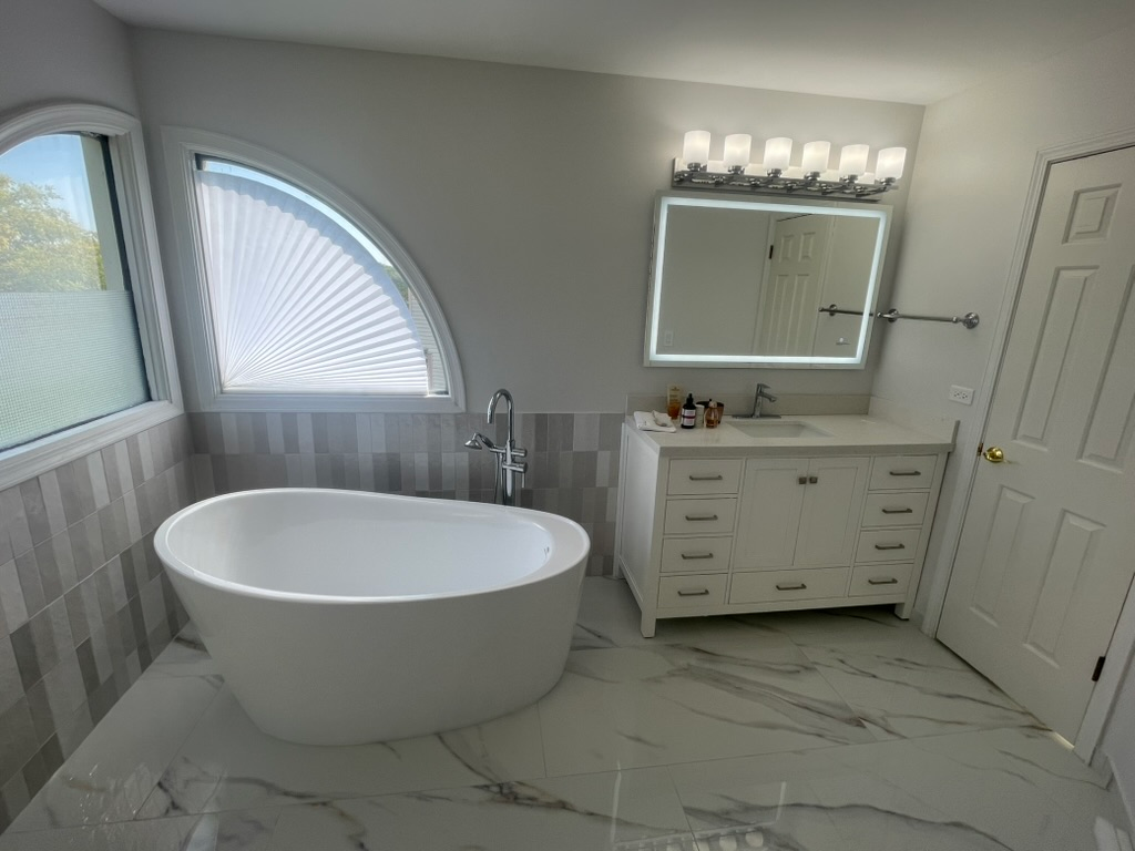 Custom shower remodel in Palatine, IL