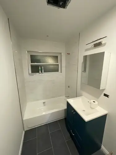 Bathroom finishing details in Palatine IL