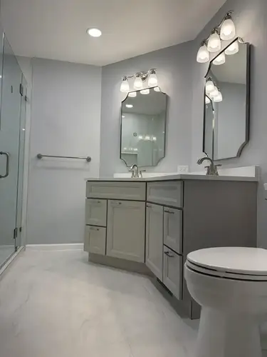 Bathroom finishing details in Palatine IL