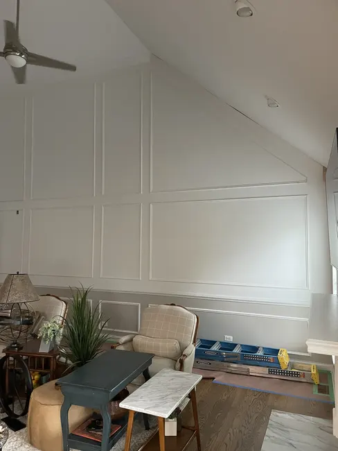 Crown moulding detail showing tight joints and clean lines